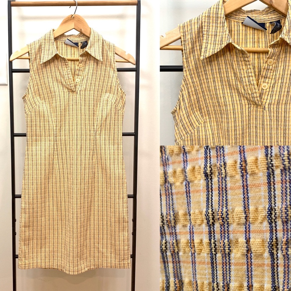 Liz Claiborne Waffle Cotton Stretch Sundress 4P